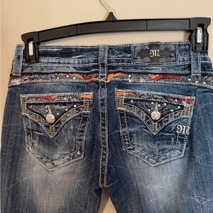 Gorgeous Miss Me Signature Slim Boot Jeans With 34” Inseam